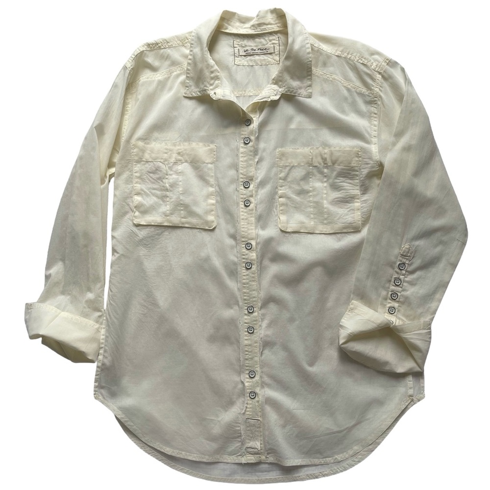 Women’s We The Free Women’s Sheer Luck Button-Down Shirt
